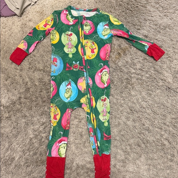 Posh Peanut Other - Dr Seuss x posh peanut grinch baby pajamas
